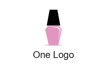 nail paint bottle beauty logo