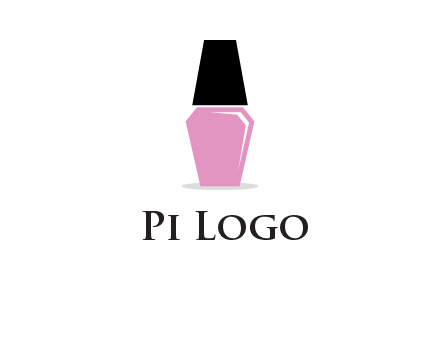 nail paint bottle beauty logo