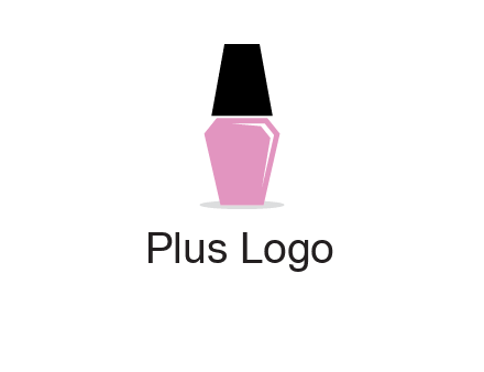 nail paint bottle beauty logo