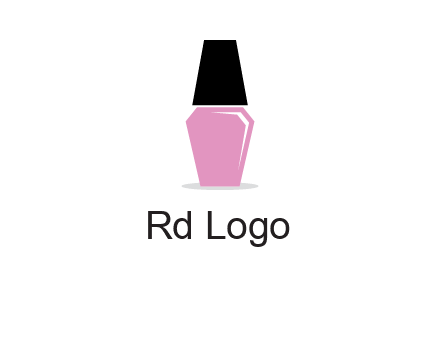 nail paint bottle beauty logo