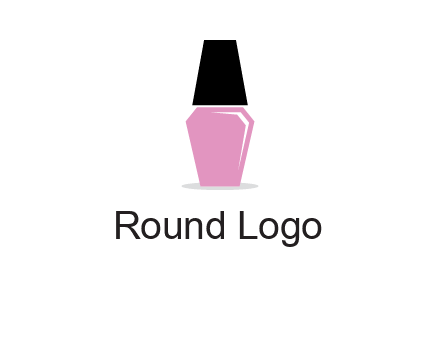 nail paint bottle beauty logo