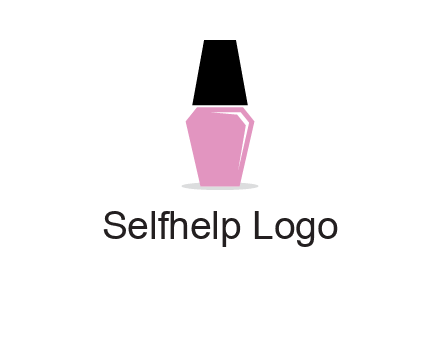 nail paint bottle beauty logo