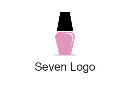 nail paint bottle beauty logo