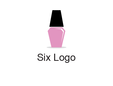 nail paint bottle beauty logo