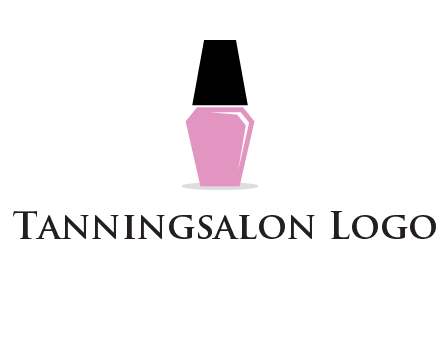 nail paint bottle beauty logo