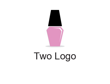 nail paint bottle beauty logo