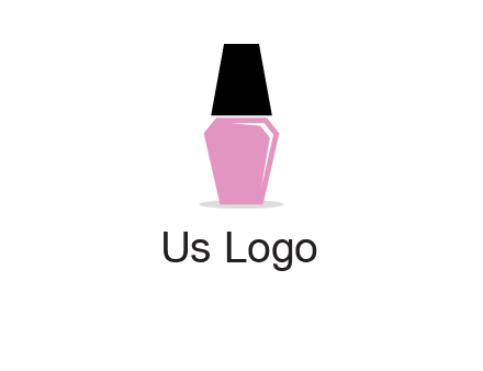nail paint bottle beauty logo