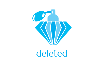 perfume bottle fashion logo