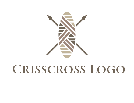 shield and spears game logo