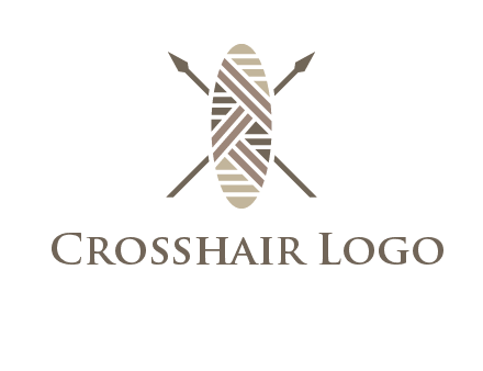 shield and spears game logo