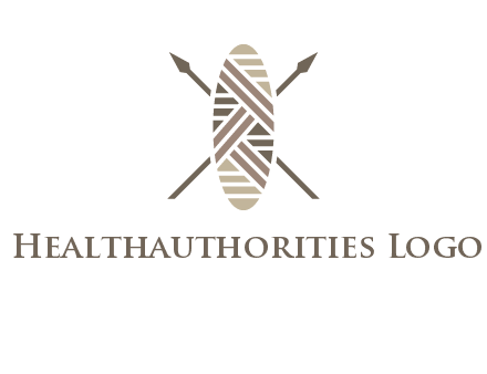 shield and spears game logo
