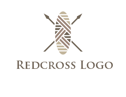 shield and spears game logo