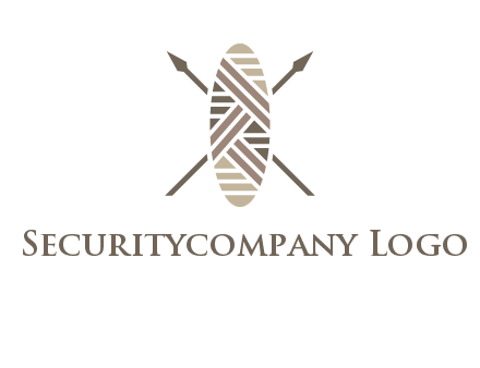 shield and spears game logo