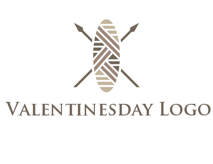 shield and spears game logo