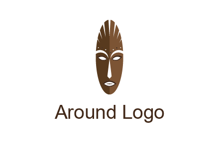 wooden mask entertainment log