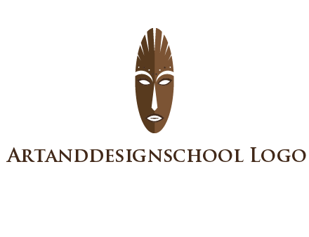 wooden mask entertainment log