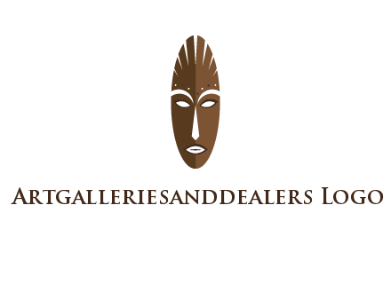 wooden mask entertainment log