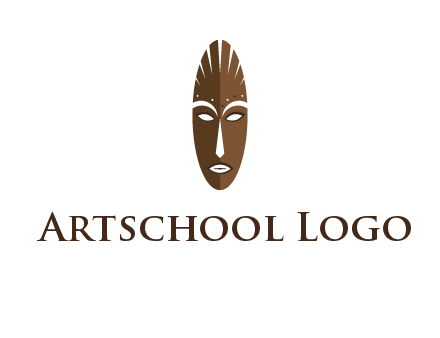 wooden mask entertainment log