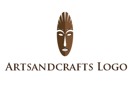 wooden mask entertainment log