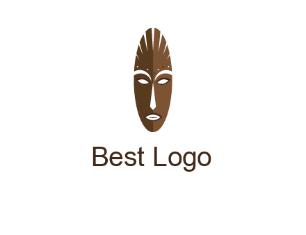 wooden mask entertainment log