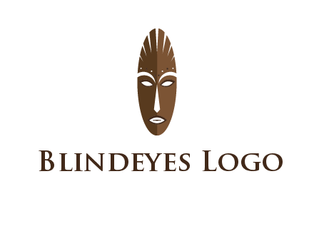 wooden mask entertainment log
