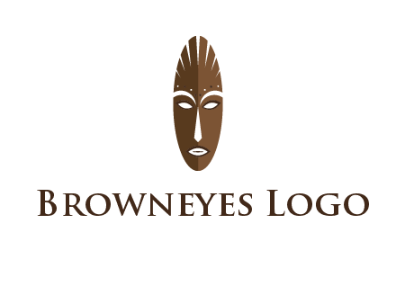 wooden mask entertainment log