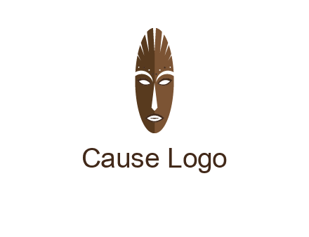 wooden mask entertainment log