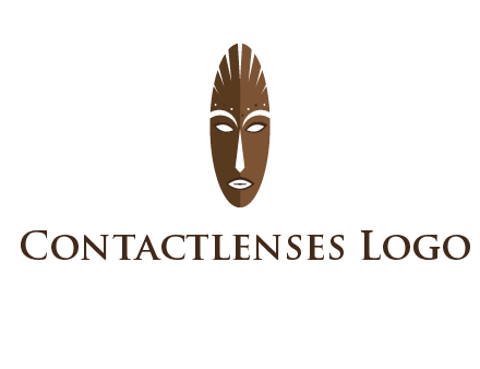 wooden mask entertainment log