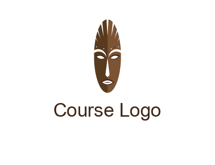 wooden mask entertainment log