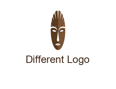 wooden mask entertainment log
