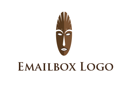 wooden mask entertainment log