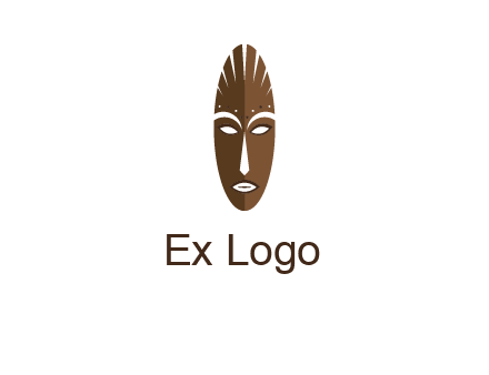 wooden mask entertainment log