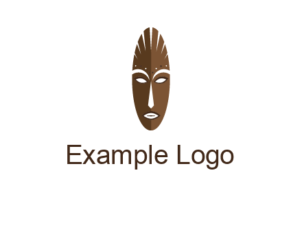 wooden mask entertainment log