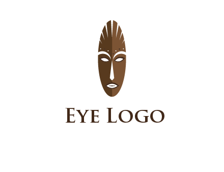 wooden mask entertainment log
