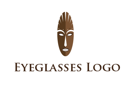 wooden mask entertainment log