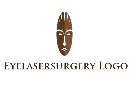 wooden mask entertainment log