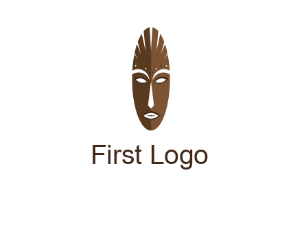wooden mask entertainment log