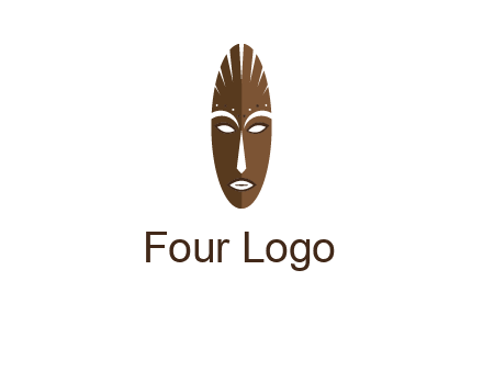 wooden mask entertainment log