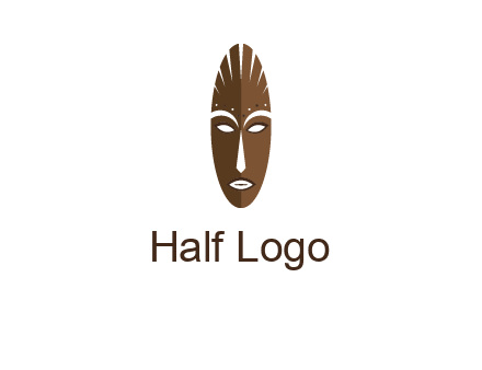 wooden mask entertainment log