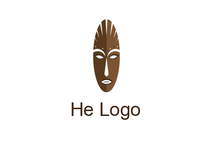 wooden mask entertainment log