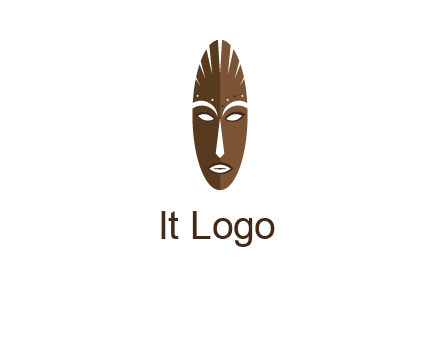 wooden mask entertainment log