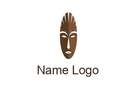 wooden mask entertainment log