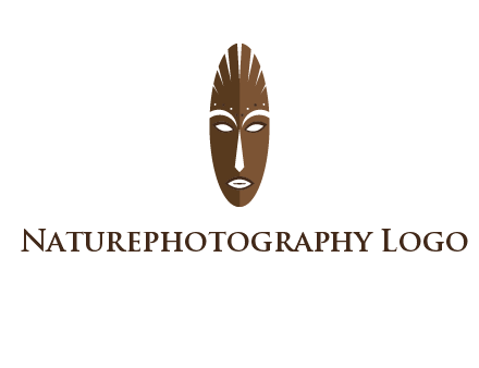 wooden mask entertainment log