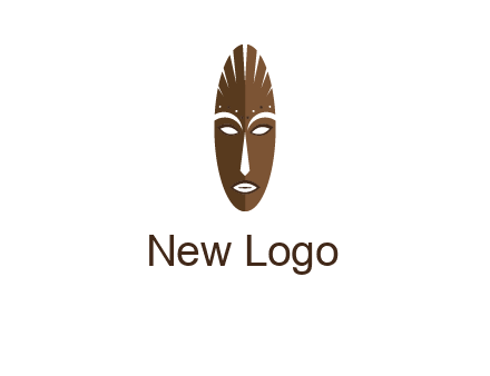 wooden mask entertainment log