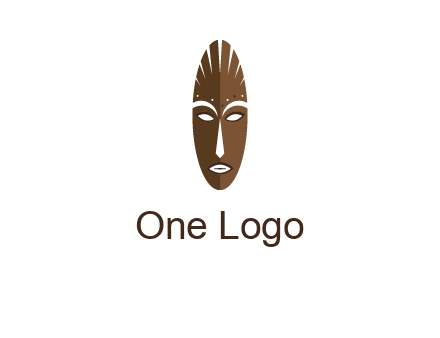 wooden mask entertainment log