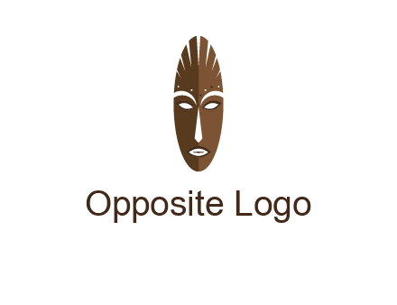 wooden mask entertainment log