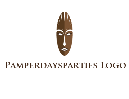 wooden mask entertainment log