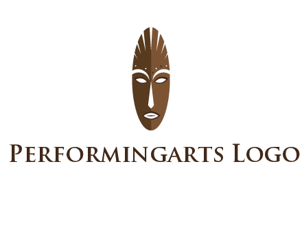 wooden mask entertainment log
