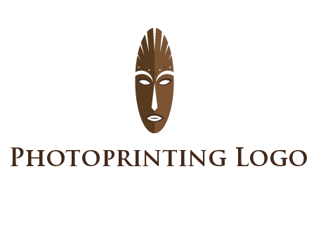 wooden mask entertainment log