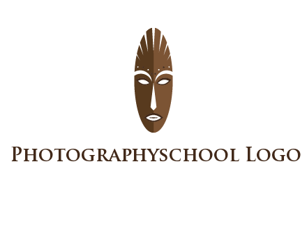 wooden mask entertainment log